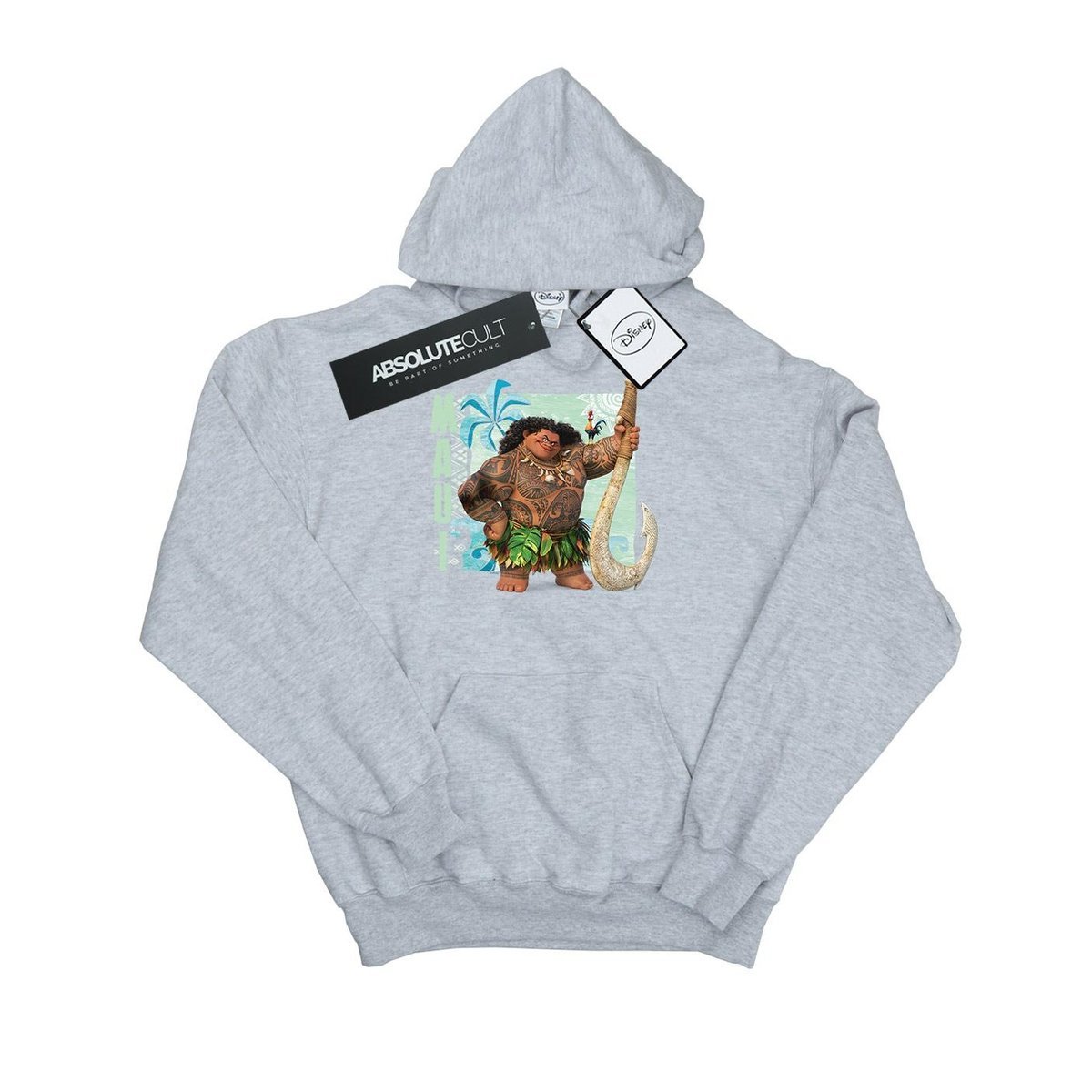 Disney Bluza Chłopięca Moana Maui (128 / Jasnoszary)