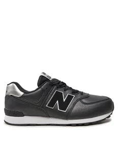 New Balance Sneakersy GC574FM Czarny - Buty dla dziewczynek - miniaturka - grafika 1