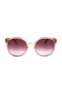 Okulary przeciwsłoneczne - Tommy Hilfiger okulary przeciwsłoneczne damskie kolor różowy - grafika 1