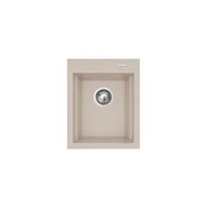 Zlewozmywaki - Maidsink Argos 1B1D 39 x 48 cm beż piaskowy - miniaturka - grafika 1
