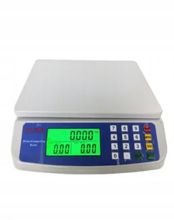 Waga cyfrowa warzywna bazarowa/sklepowaDT-580 30kg P13B15 - Wagi sklepowe - miniaturka - grafika 1