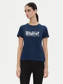 Koszulki i topy damskie - Pepe Jeans T-Shirt Rosalind PL506034 Granatowy Regular Fit - miniaturka - grafika 1
