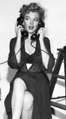 Podkładki pod mysz - PODKŁADKA POD MYSZ Nadruk 22x18 cm portret Marilyn Monroe glamour Prezent - miniaturka - grafika 1
