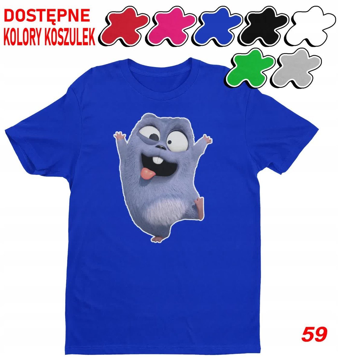 Dziecięca Koszulka Z Nadrukiem Duży Wybór Lemingi Grizzly -L 146-152