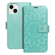 Etui i futerały do telefonów - OEM Kabura Mezzo Book Do Iphone 14 Mandala Zielony - miniaturka - grafika 1