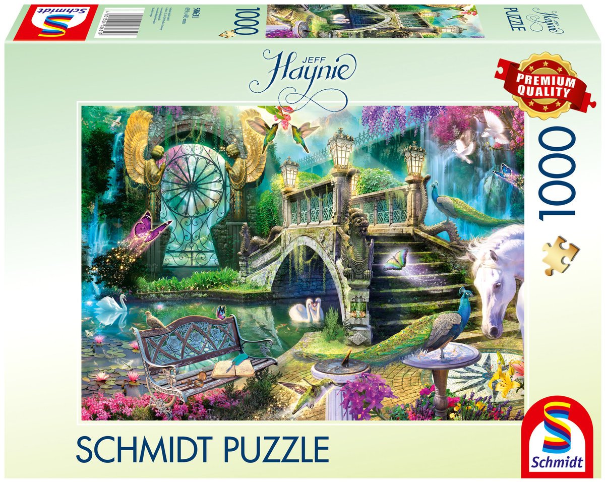 Schmidt, Puzzle PQ JEFF HAYNIE Tajemniczy ogród, 1000 el.