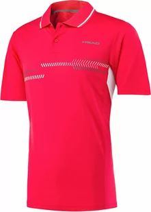 Polo HEAD CLUB TECHNICAL POLO SHIRT Red - S - Koszulki sportowe męskie - miniaturka - grafika 1