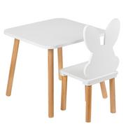 Zestawy mebli dla dzieci - Zestaw mebli dla dzieci ,stolik 50/50 cm z krzesełkiem królik - miniaturka - grafika 1