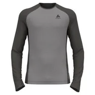Pozostała odzież narciarska - Bluza termiczna męska Odlo Natural Performance PW 150 BL Top Crew Neck LS - miniaturka - grafika 1
