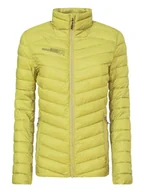 Kurtki i kamizelki sportowe damskie - ROCK EXPERIENCE Kurtka hybrydowa "Fortune 2.0" w kolorze żółtym - miniaturka - grafika 1