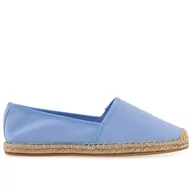 Buty sportowe damskie - Buty Tommy Hilfiger Embroidered Espadrille FW0FW07101-C1Z - niebieskie - miniaturka - grafika 1
