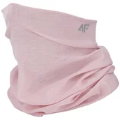 Szaliki i chustki dla dzieci - 4F Komin JAW22-ABDAU010 Różowy - miniaturka - grafika 1