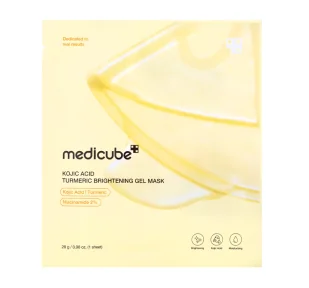 Medicube Kojic Acid Turmeric Brightening Gel Mask rozjaśniająca maska do twarzy 28 g - Maseczki do twarzy - miniaturka - grafika 1