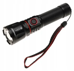 LATARKA P60 LED COB Taktyczna Mocna 800LM ZOOM POWERBANK USB Magnes 1889 - Latarki - miniaturka - grafika 1