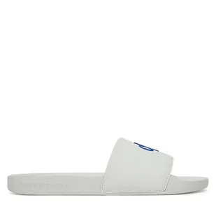 Klapki Calvin Klein Jeans Slide Jelly Mono Pu YM0YM01281 Szary - Klapki i japonki męskie - miniaturka - grafika 1