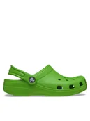 Buty dla chłopców - Crocs Klapki Classic Clog K 206991 Zielony - miniaturka - grafika 1
