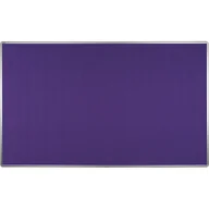 Tablice i flipcharty - ekoTAB Tablica tekstylna ekoTAB w aluminiowej ramie, 200x120 cm, fioletowa 535123 - miniaturka - grafika 1