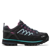 Buty trekkingowe damskie - Trekkingi CMP Moon Low Wmn Trekking Shoe Wp 31Q4786 Czarny - miniaturka - grafika 1