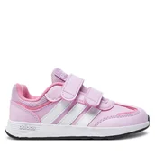 Buty dla dziewczynek - Sneakersy adidas Tensaur Switch JI1053 Fioletowy - miniaturka - grafika 1