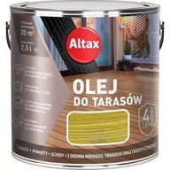 Farby i impregnaty do drewna - Altax Olej do tarasu 2,5 l Naturalny - miniaturka - grafika 1
