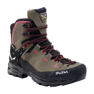 Buty trekkingowe damskie Salewa MTN Trainer 2 Mid GTX brązowe 00-0000061398 - Buty trekkingowe damskie - miniaturka - grafika 1