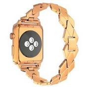 Akcesoria do smartwatchy - Pasek wymienny WG Universal, kovový, spade, 22mm - rose gold (10653) - miniaturka - grafika 1