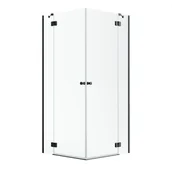 Kabiny prysznicowe - Kabina prysznicowa uchylna Valence 80L x 90P Iridum - miniaturka - grafika 1