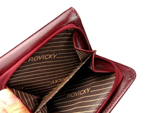 Portfel Damski ROVICKY (PL) Skóra Licowa Suwak Bułeczka 12 x 8 CPR-002 - Portfele - miniaturka - grafika 10