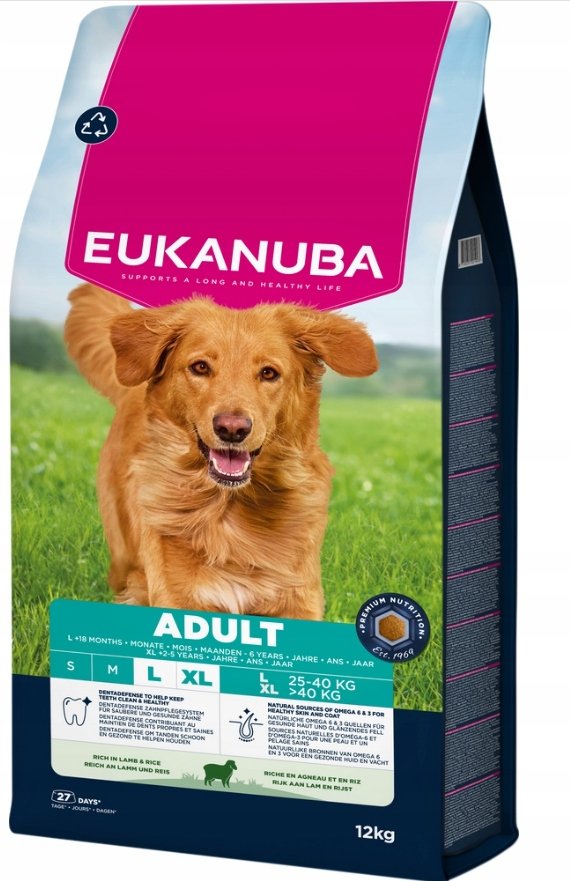 Eukanuba Adult Large Breed Lamb&Rice 12 kg