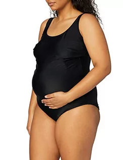 Stroje kąpielowe - Anita maternity Damski jednoczęściowy kostium kąpielowy dla kobiet w ciąży Rongui, czarny (schwarz 001), 44 - grafika 1
