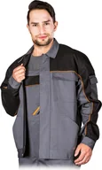 Bluzki damskie - Reis PRO-J_SBPXXXL Pro Master bluzka ochronna, stalowoniebiesko-czarno-pomarańczowa, rozmiar XXXL - miniaturka - grafika 1