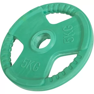 Gorilla Sports 5 kg Obciążenie Gumowane grip 31mm kolor (100613-00009-0010) - Obciążenia - miniaturka - grafika 1