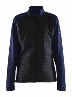 Craft ADV Unify Hybrid Jacket damska kurtka przejściowa XL, granatowa/czarna, lekka kurtka z funkcjonalnego materiału, z 2 kieszeniami i 1 kieszenią na piersi, lekka kurtka damska - Kurtki damskie - miniaturka - grafika 1