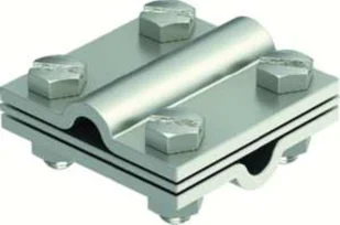 OBO Bettermann Zacisk krzyżowy 252 8-10 V4A 5312318 /10szt./ 5312318 - Kanały kablowe - miniaturka - grafika 1