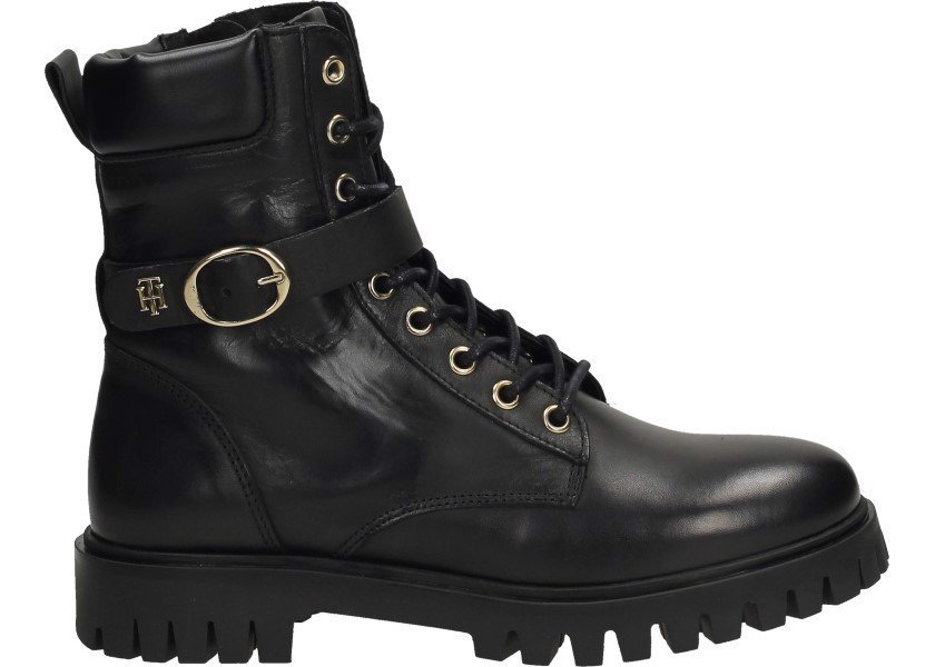Tommy Hilfiger Trzewiki FW0FW06734 37 Buckle Lace Up Boot