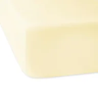 Prześcieradła - Prześcieradło bawełniane z gumką 120x200 gładka satyna kolor kremowy - miniaturka - grafika 1