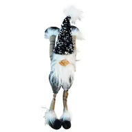 Ozdoby bożonarodzeniowe - Figurka tekstylna Skrzat siedzący 46 cm - miniaturka - grafika 1