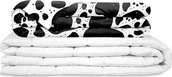 Kołdry i poduszki dla dzieci - Gravity Kołdra obciążeniowa Gravity Kids 90x120 letnia, cowy - miniaturka - grafika 1