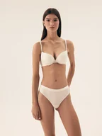 Majtki damskie - Majtki stringi Lacteem Bloovii kremowy L - miniaturka - grafika 1