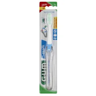 Sunstar GUM szczoteczka podróżna 486 - Szczoteczki do zębów - miniaturka - grafika 1