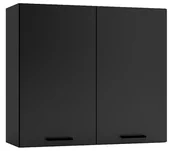 Szafki kuchenne - Szafka kuchenna wisząca 80 cm grafit E1-K41 - miniaturka - grafika 1