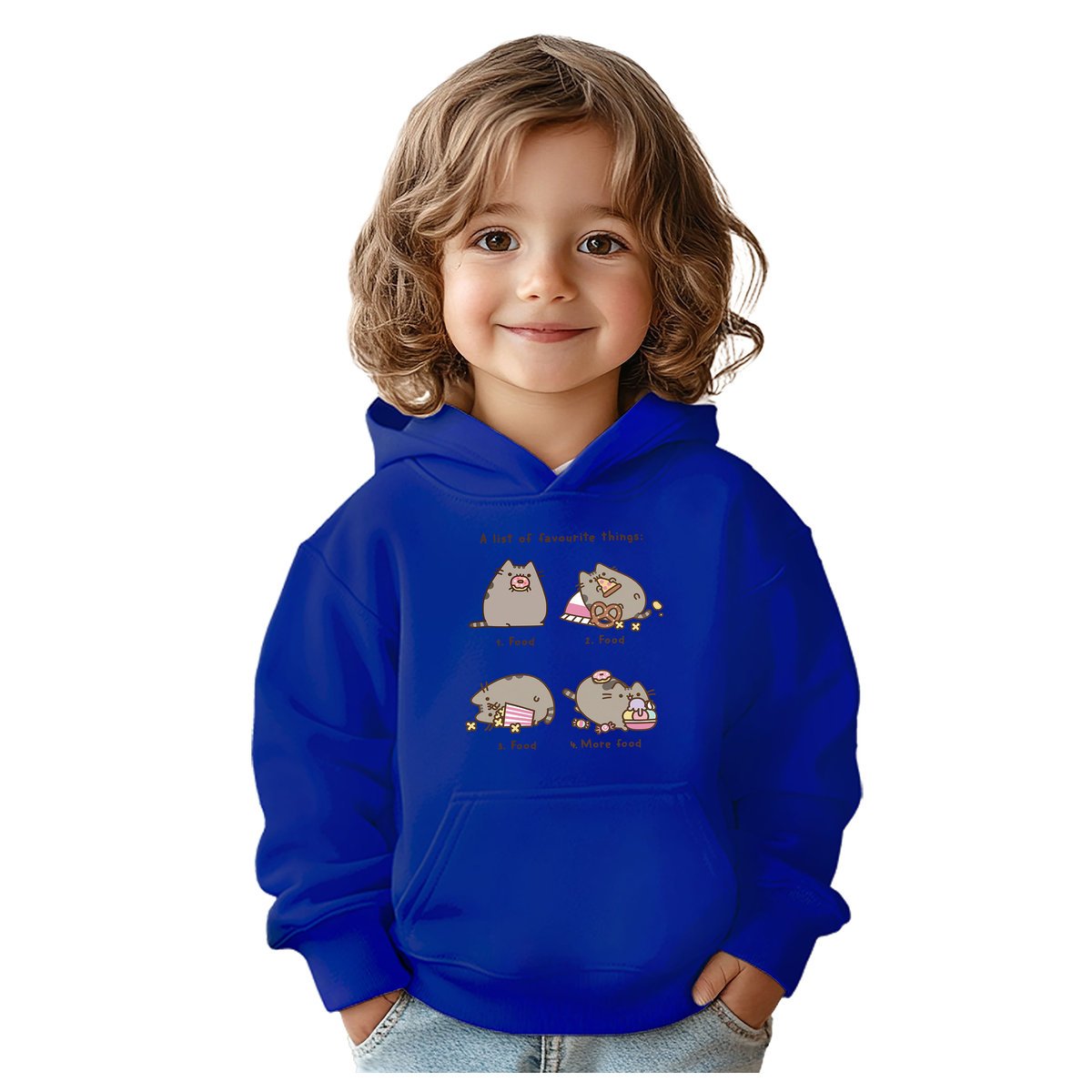 BLUZA DZIECIĘCA PUSHEEN KOT 120-128 CHŁOPIĘCA DZIEWCZĘCA PREZENT
