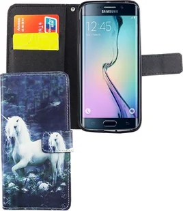 Etui na telefon komórkowy Etui na telefon komórkowy Samsung Galaxy S6 Edge Unicorn White - Etui i futerały do telefonów - miniaturka - grafika 1