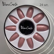 Sztuczne paznokcie i akcesoria - Deni Carte paznokcie sztuczne tipsy z klejem 24szt żelowe - miniaturka - grafika 1