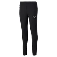 Dresy męskie - Spodnie dresowe męskie Puma EVOSTRIPE czarne 84740401-S - miniaturka - grafika 1