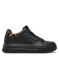 Sneakersy damskie - Sneakersy Guess FLPWIN LEP12 Czarny - miniaturka - grafika 1