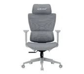 Fotele gamingowe - Anda Seat X-Air Mega XL Mesh Gamingowy do 120kg Tkanina Szaro-różowy - miniaturka - grafika 1