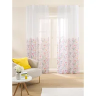 Zasłony - Firany na taśmie 137 x 250 cm Smukee Home, 2 szt., z nadrukiem, kwiaty - miniaturka - grafika 1