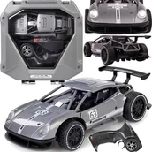 Zabawki zdalnie sterowane - AUTO METALOWE ZDALNIE STEROWANE W WALIZCE RC ARTYK - miniaturka - grafika 1