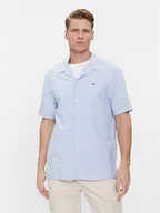 Koszule męskie - Tommy Jeans Koszula Camp DM0DM18963 Błękitny Regular Fit - miniaturka - grafika 1